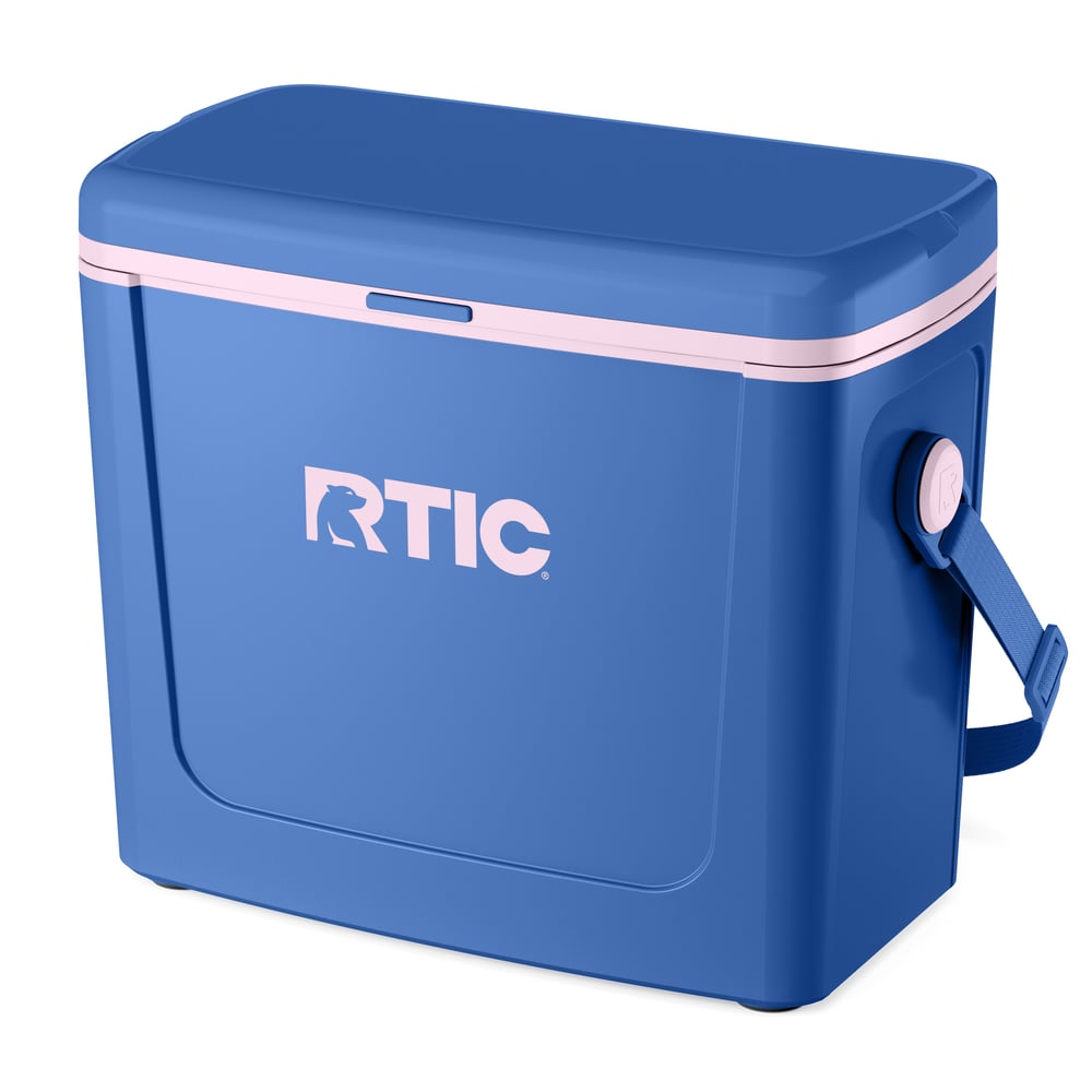 16 QT Road Trip Cooler Pond/Pale Pink