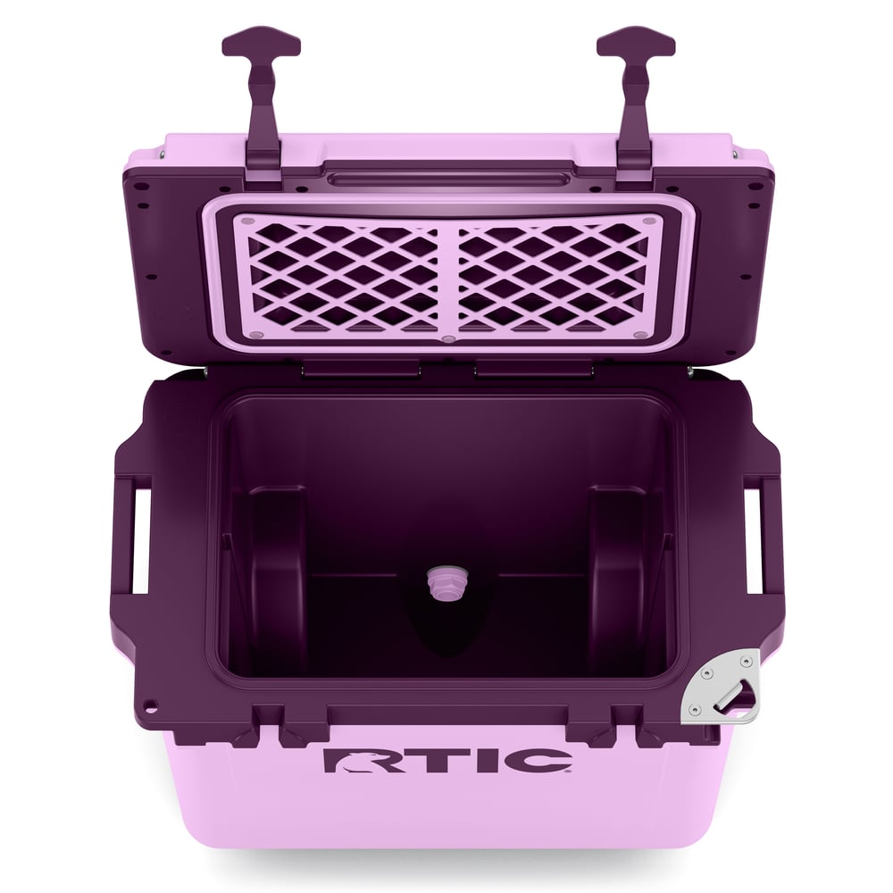 22 QT Ultra-Light Wheeled Cooler Lavender/Plum - Image 5