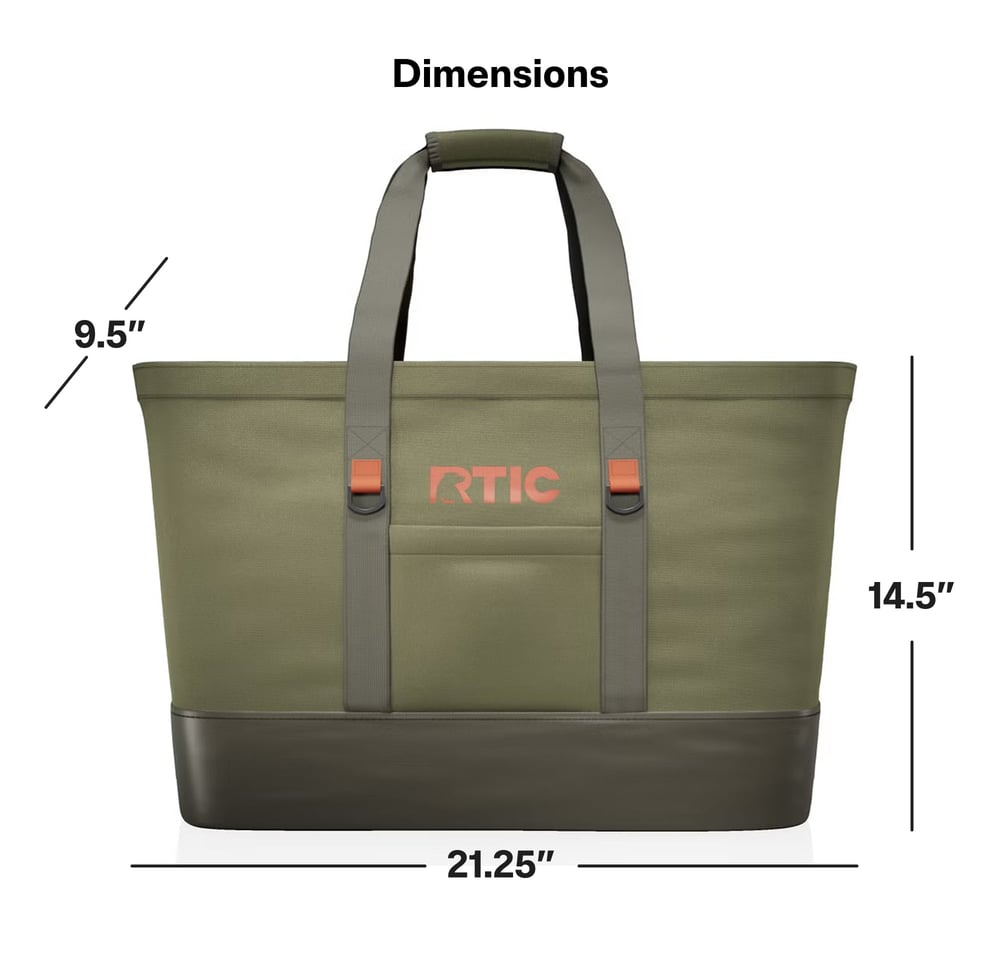 Everyday Insulated Tote Bag Olive - Image 8