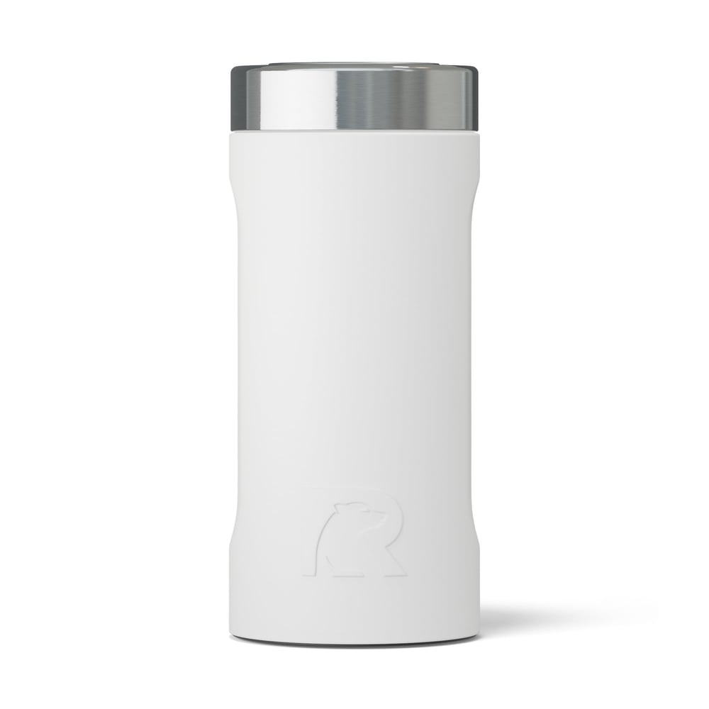 24oz Essential Can Cooler White - Image 2