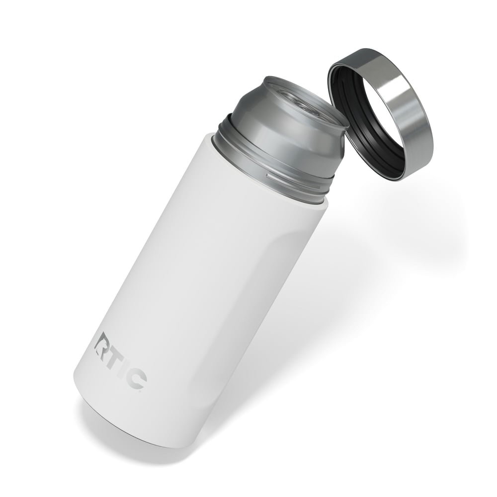 24oz Essential Can Cooler White - Image 6