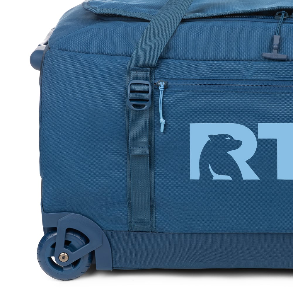 Road Trip Rolling Duffle Bag Navy & Denim - Image 12