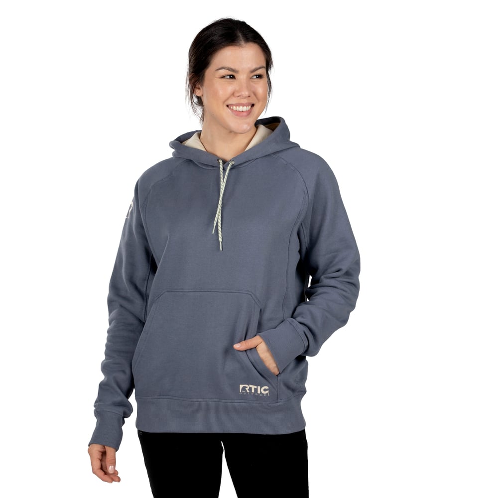 Water-Repellent Pullover Hoodie – Athletic Fit Gray Stone - Image 4